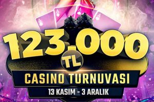 123.000 TL ödüllü canlı casino turnuvası